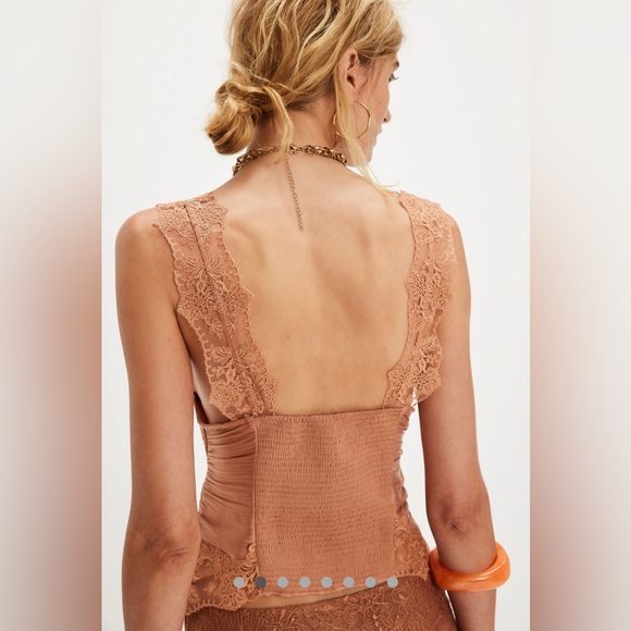 Free People Elena Lace Tank - Picture 2 of 9